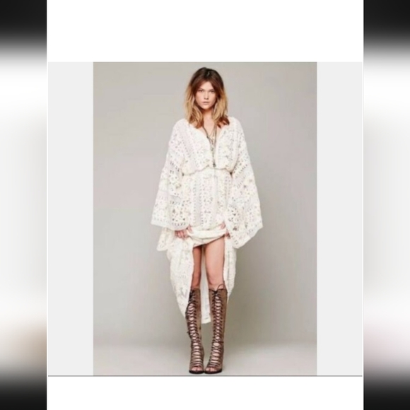 Free People x Jeffrey Campbell Perspective Suede Tall Knee High Lace Up Boot 8.5 - Picture 2 of 16